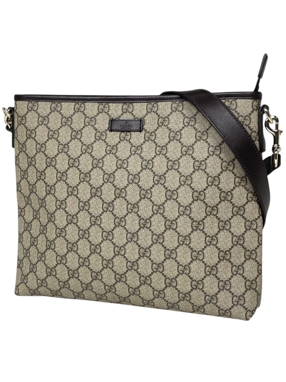 Gucci Shoulder Bag GG Pattern Brown